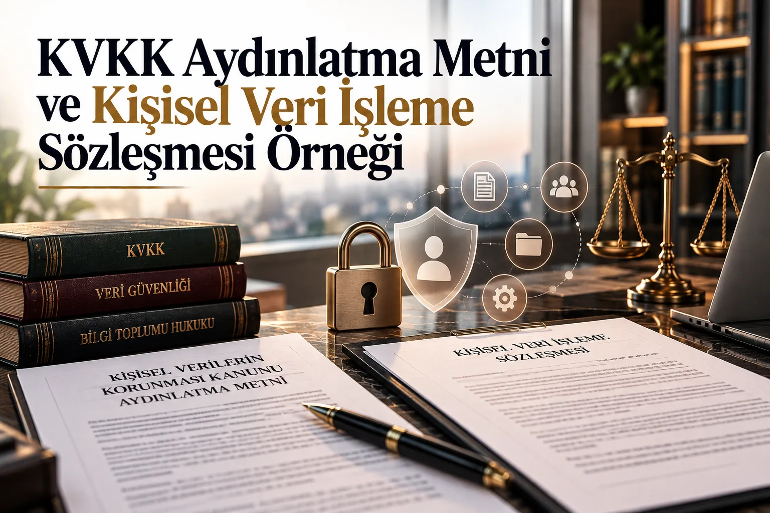 KVKK Aydınlatma Metni ve Kişisel Veri İşleme Sözleşmesi Örneği — kapak görseli