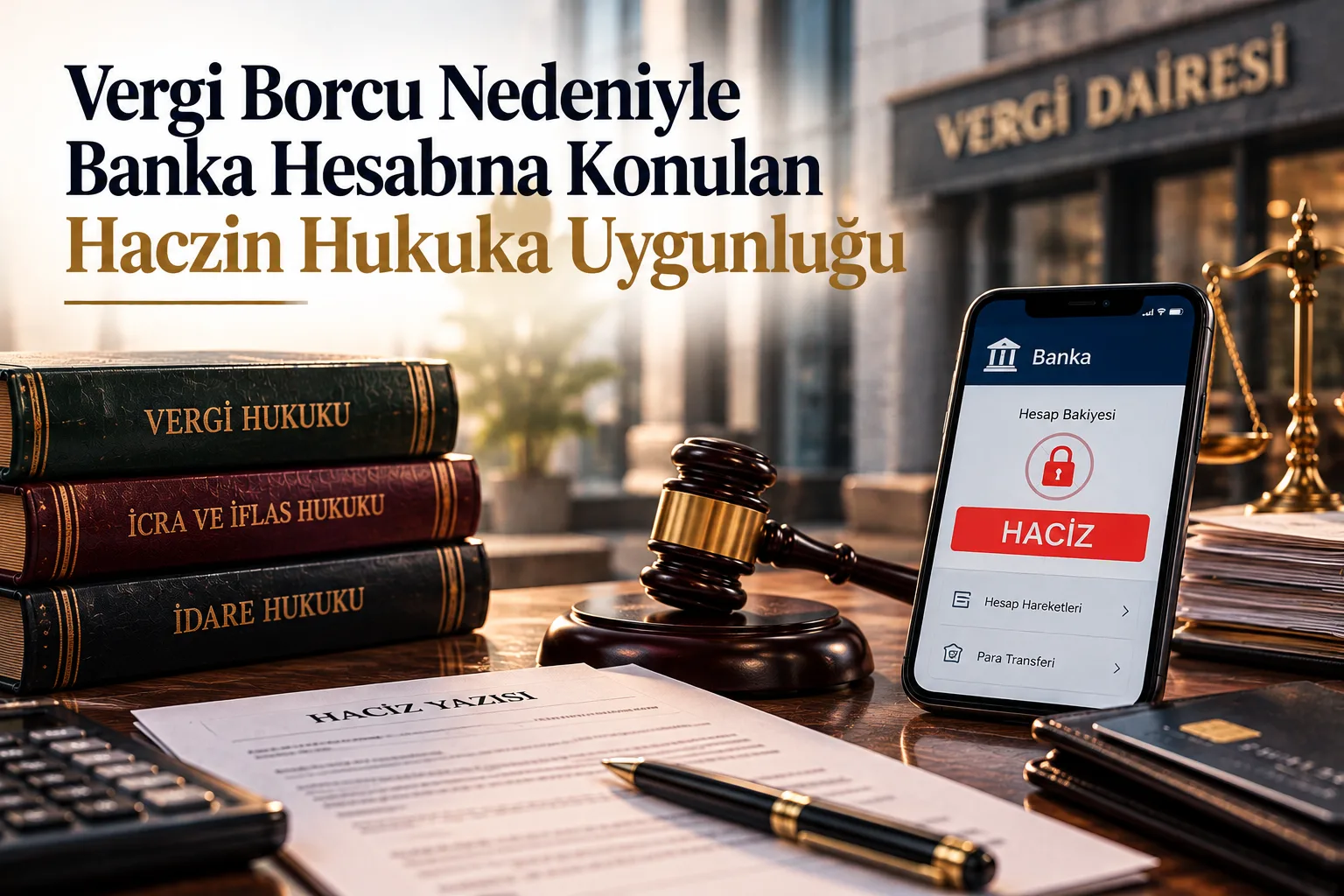 Vergi Borcu Nedeniyle Banka Hesabına Konulan Haczin Hukuka Uygunluğu — kapak görseli